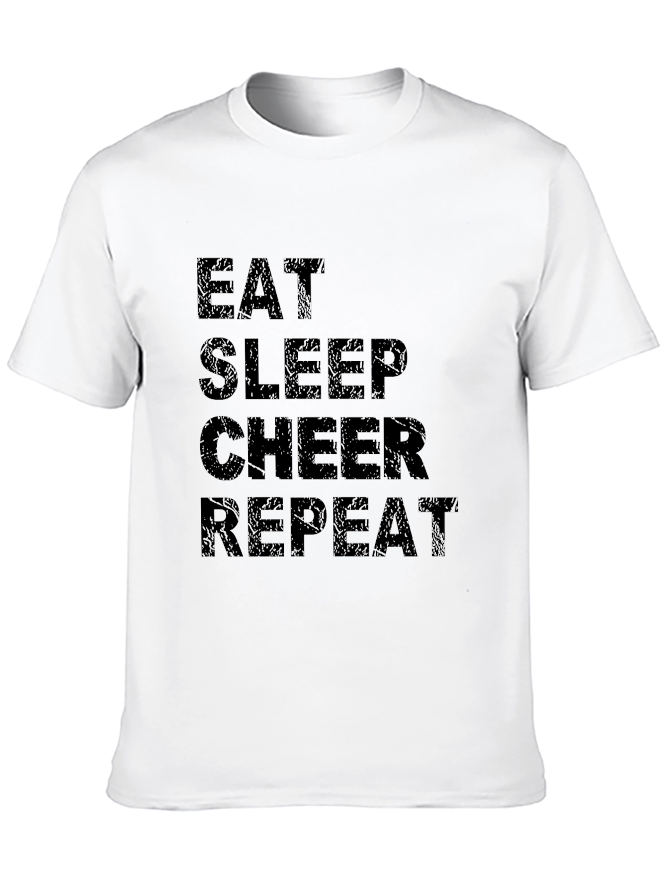 Eat Sleep Cheer Repeat - Graphic T-Shirt