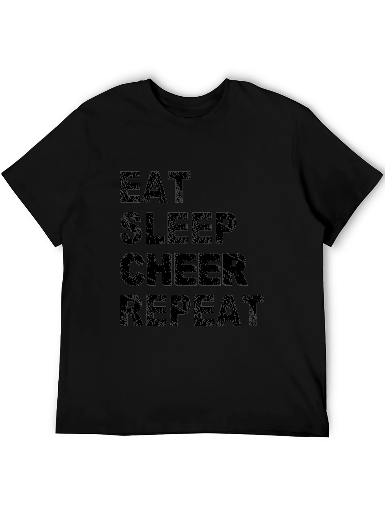 Eat Sleep Cheer Repeat - Graphic T-Shirt