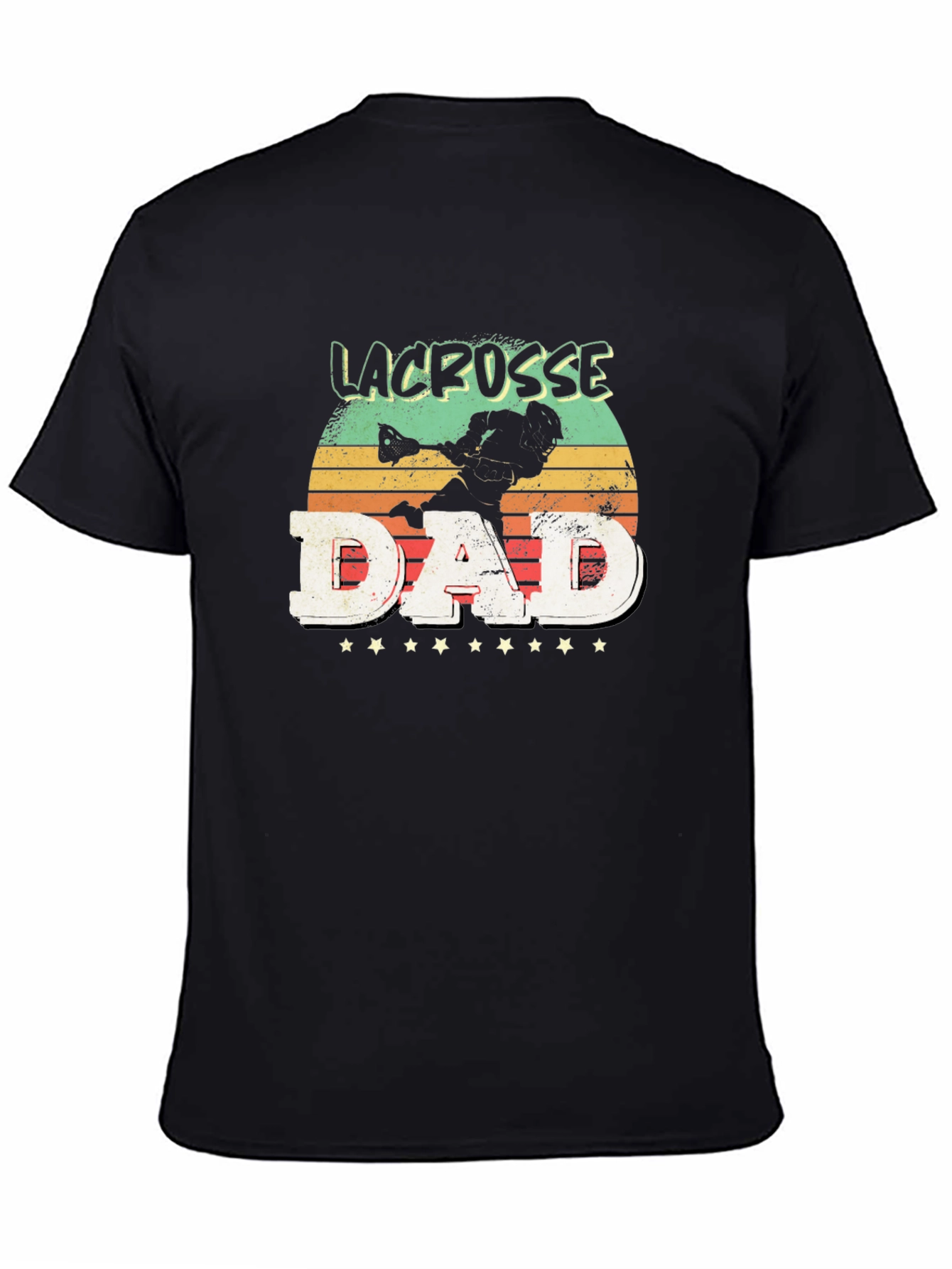 Lacrosse Dad T-Shirt - Vintage Style Graphic Tee