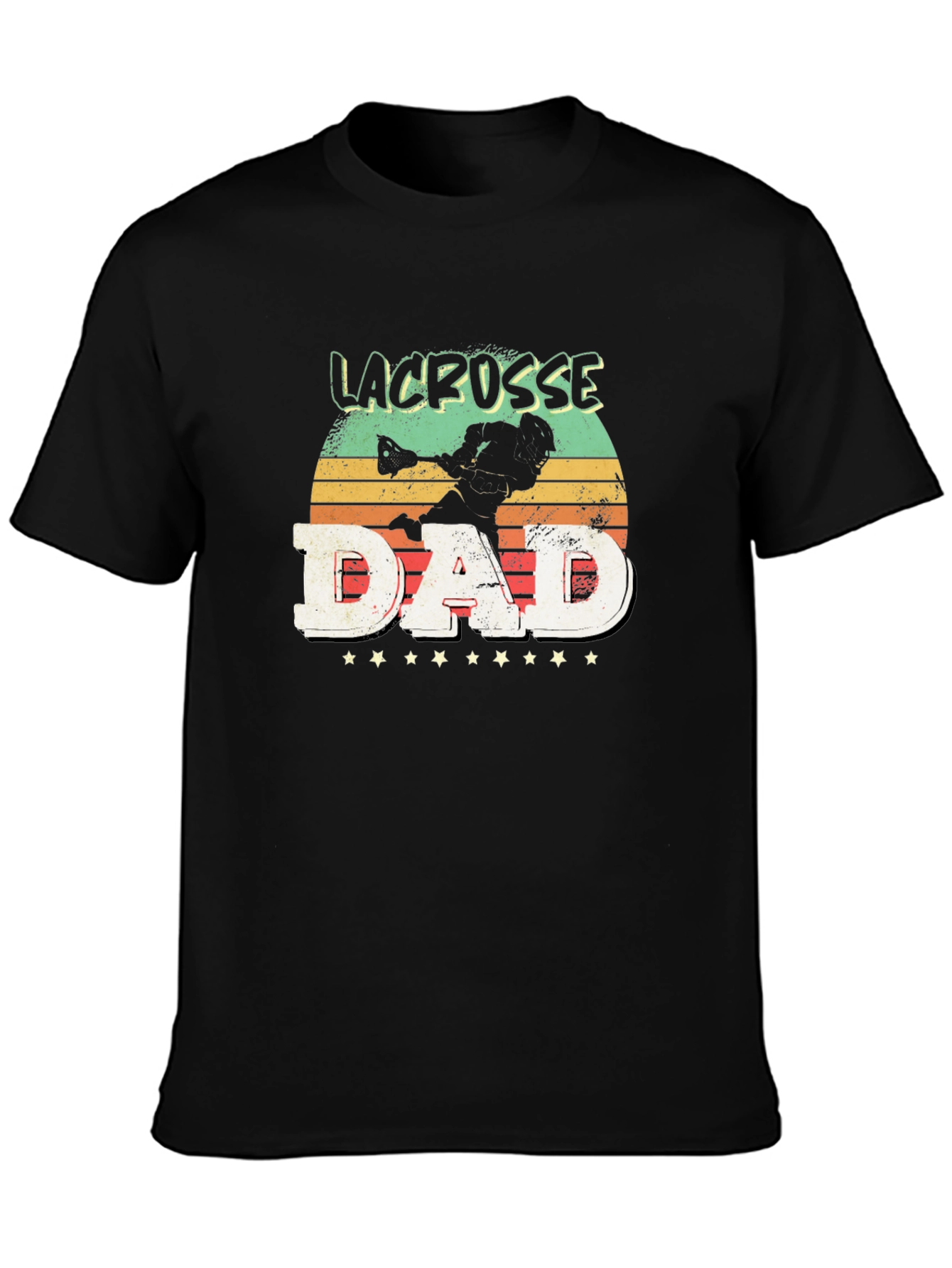 Lacrosse Dad T-Shirt - Vintage Style Graphic Tee