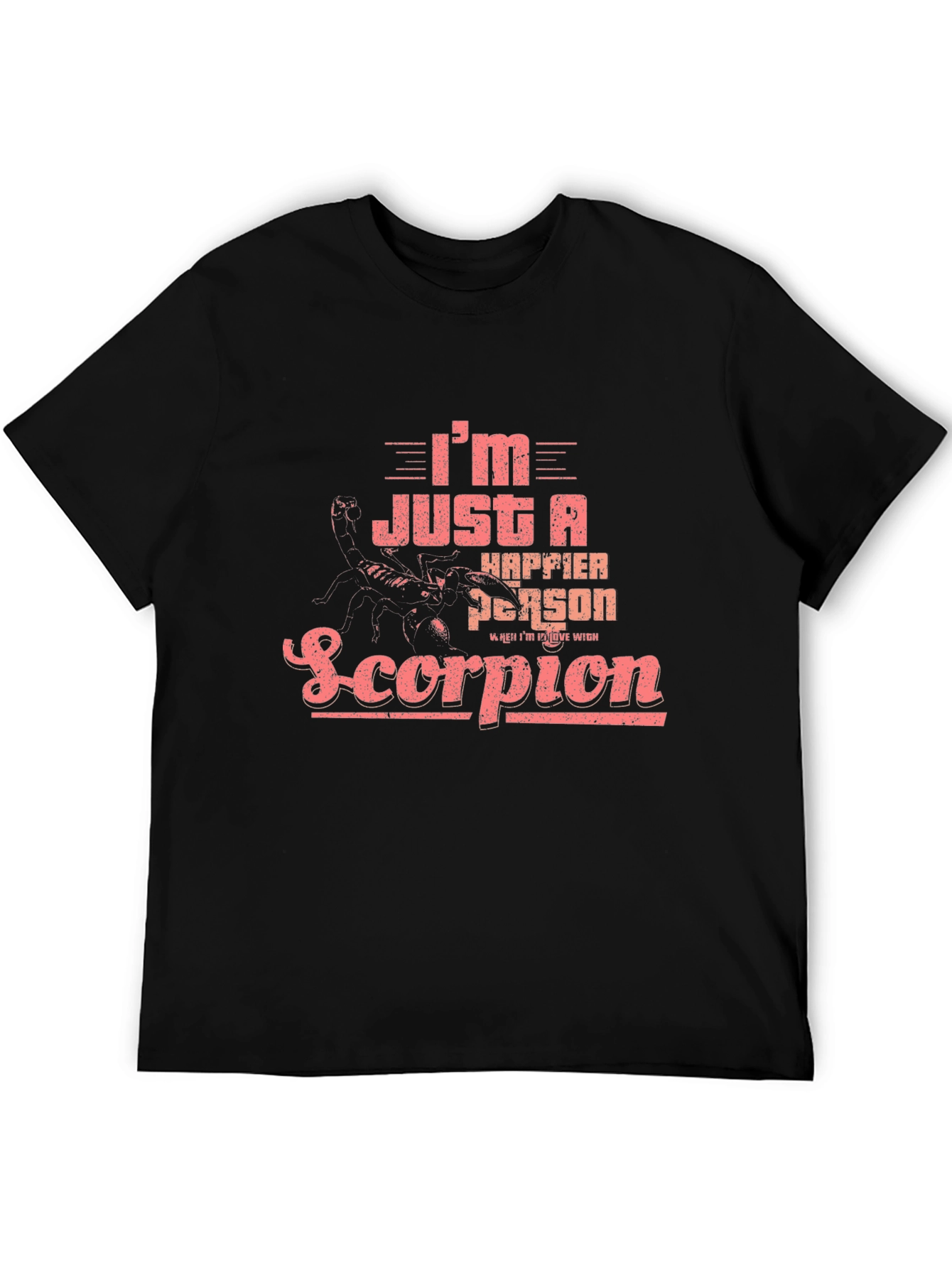 Scorpion Zodiac T-Shirt - Happier Person Graphic Tee