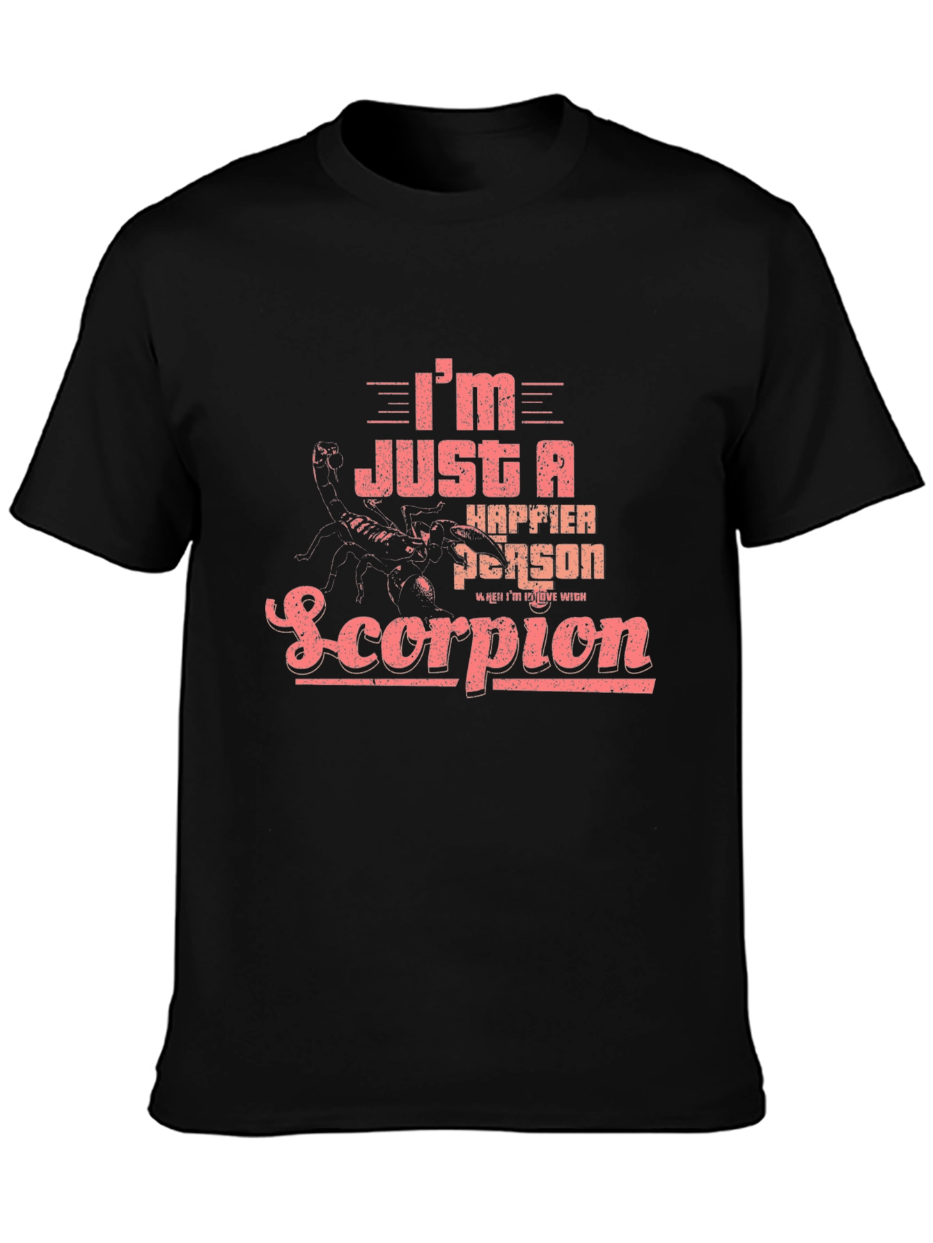 Scorpion Zodiac T-Shirt - Happier Person Graphic Tee