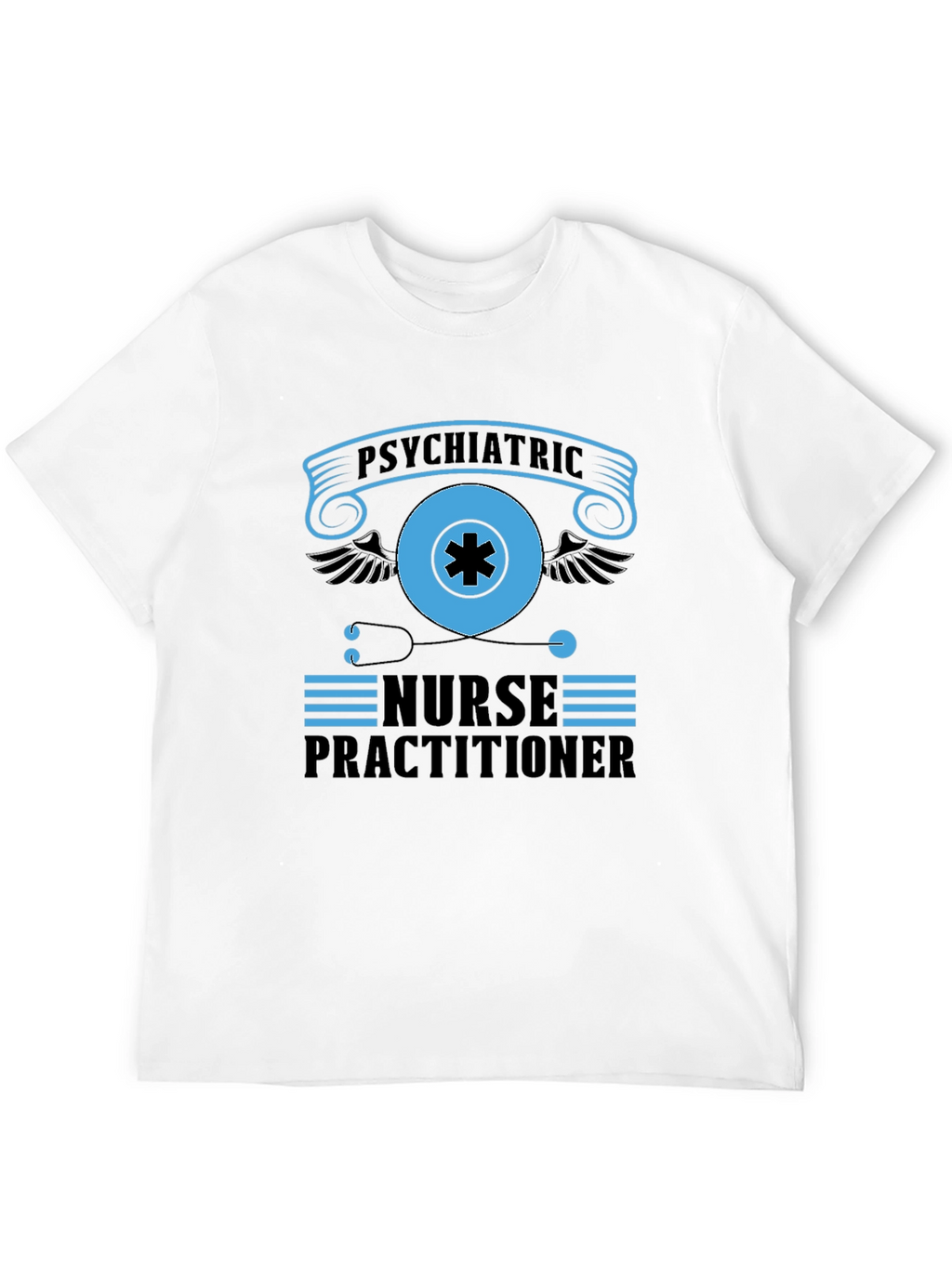Psychiatric Nurse Practitioner Black T-Shirt