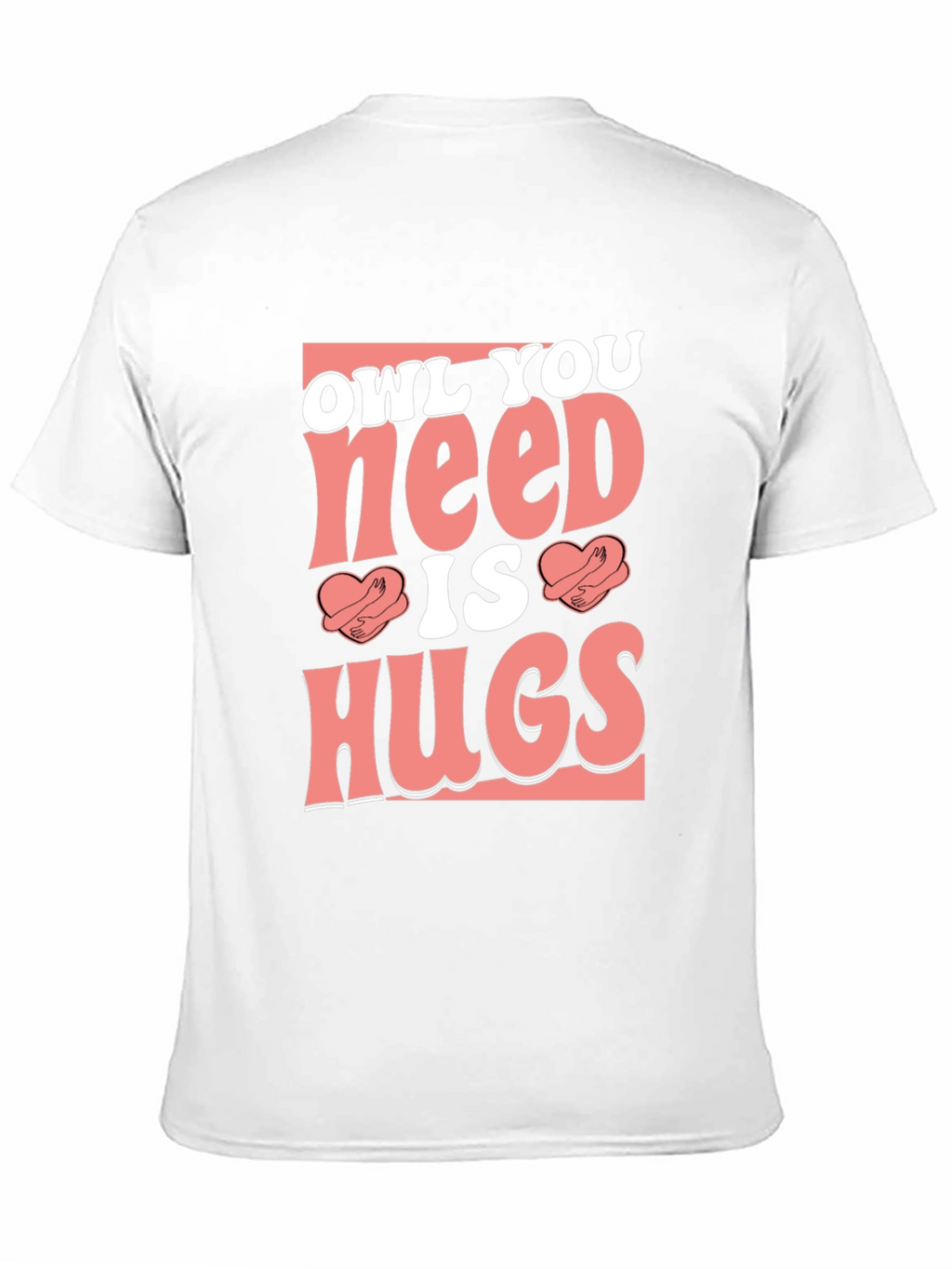 Owl You Need is Hugs Black Graphic T-Shirt