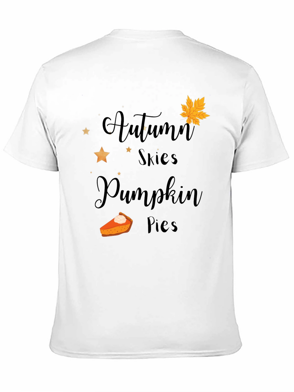 Autumn Skies Pumpkin Pies Graphic Tee