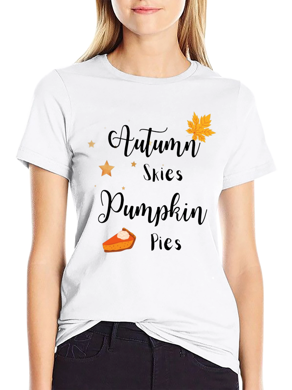 Autumn Skies Pumpkin Pies Graphic Tee
