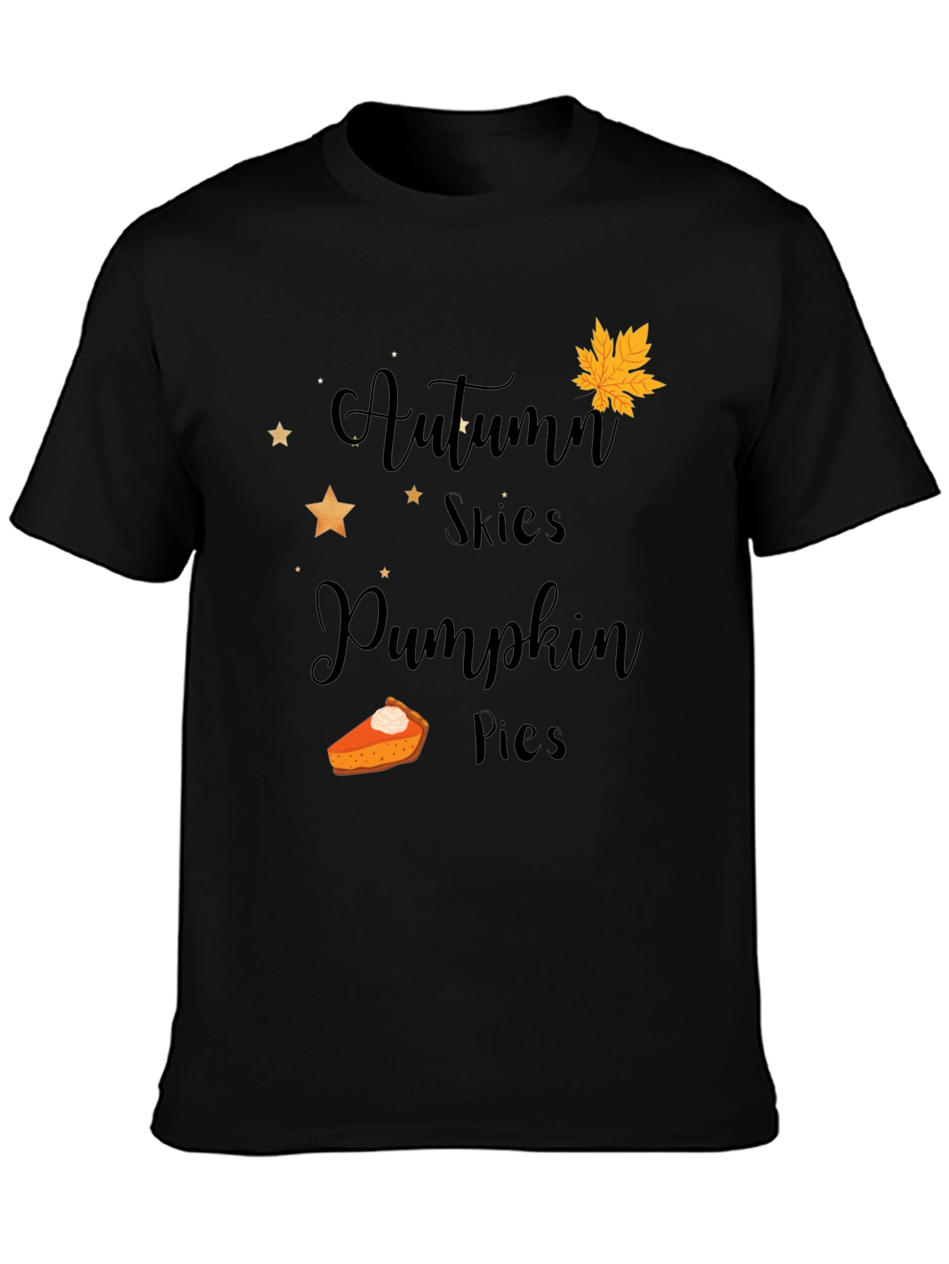Autumn Skies Pumpkin Pies Graphic Tee