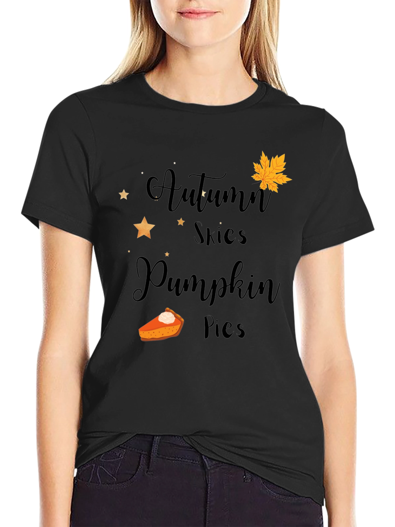 Autumn Skies Pumpkin Pies Graphic Tee