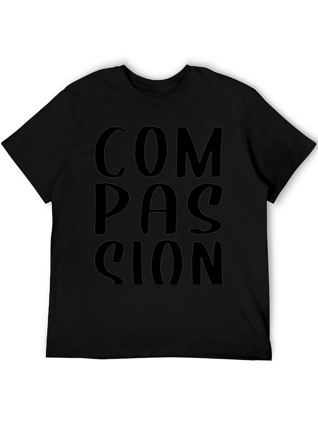 Compassion Graphic Black T-Shirt