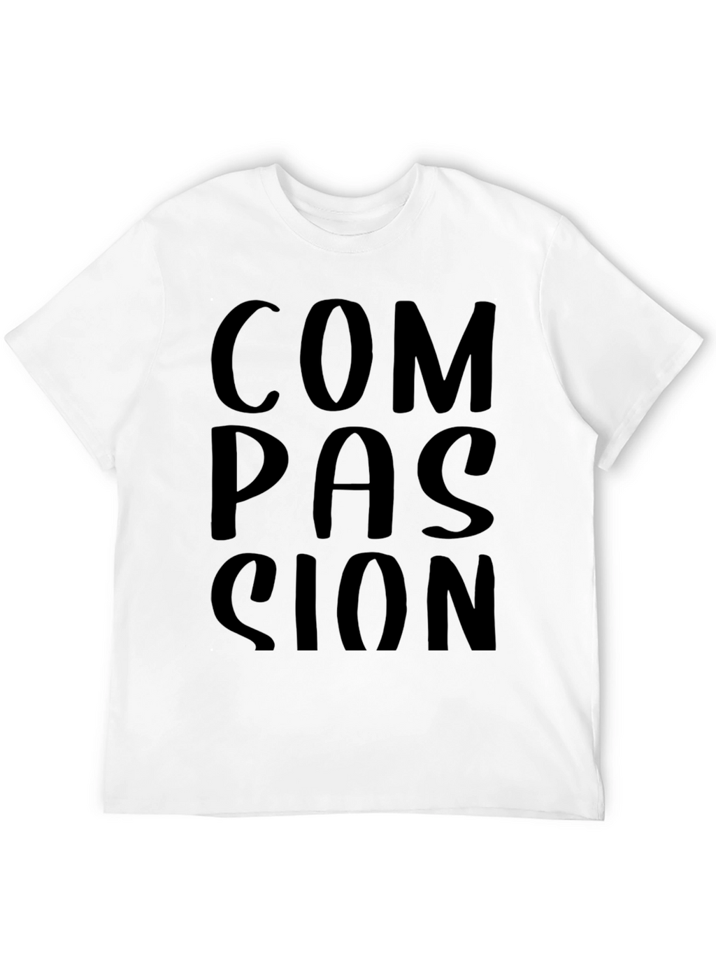 Compassion Graphic Black T-Shirt