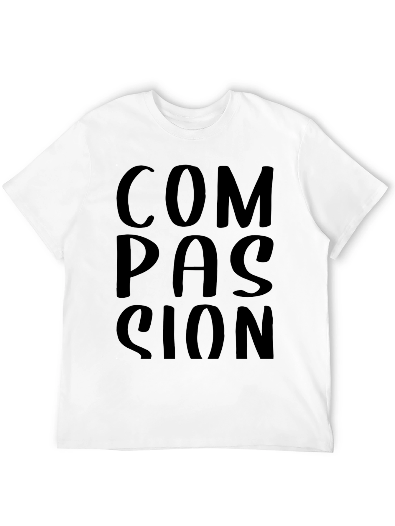 Compassion Graphic Black T-Shirt