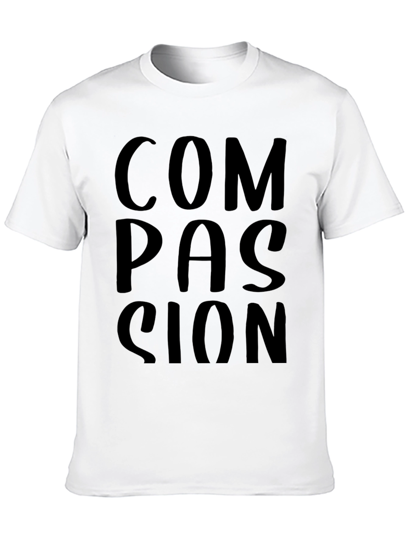 Compassion Graphic Black T-Shirt