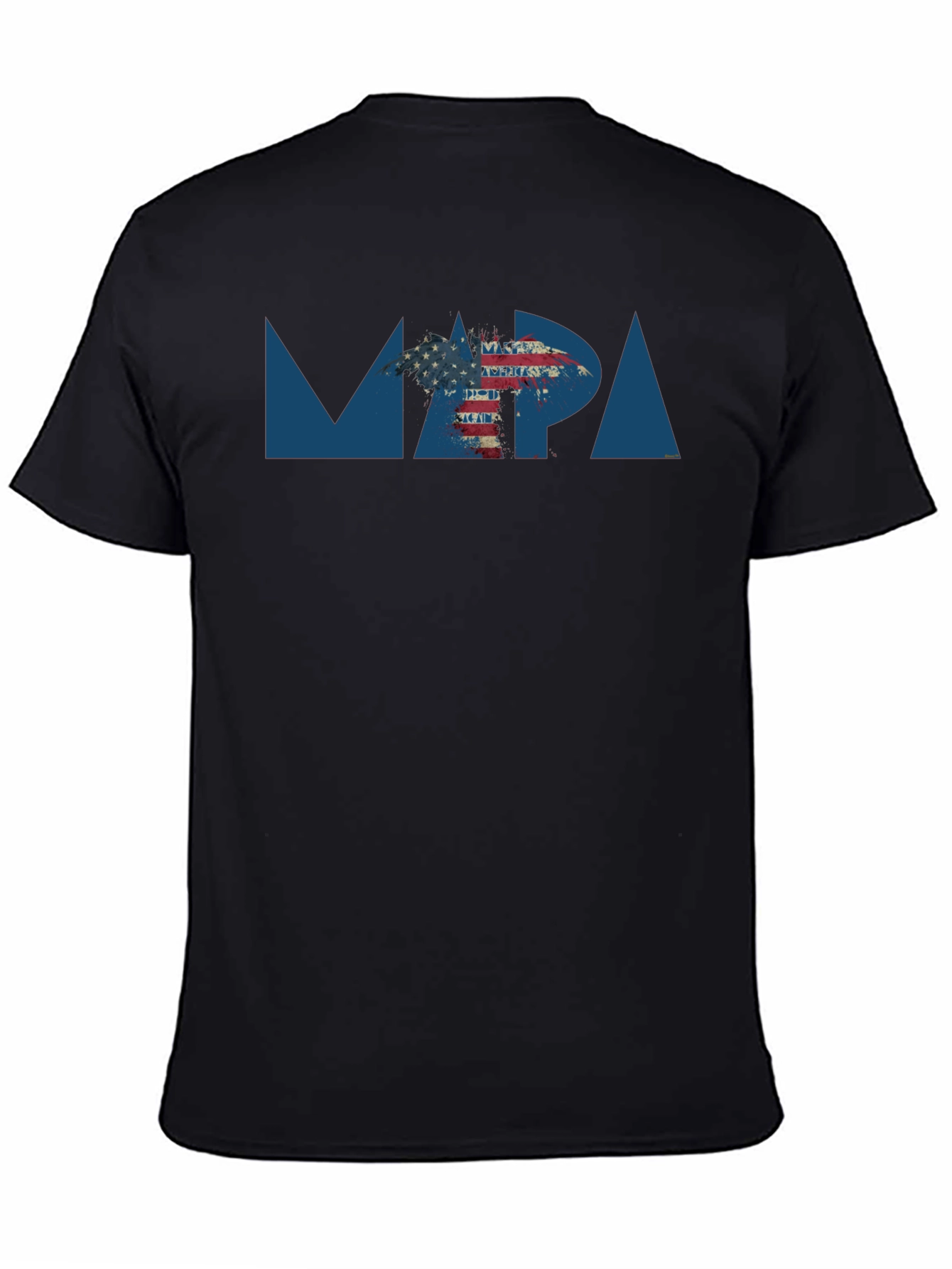 Patriotic Eagle Graphic T-Shirt