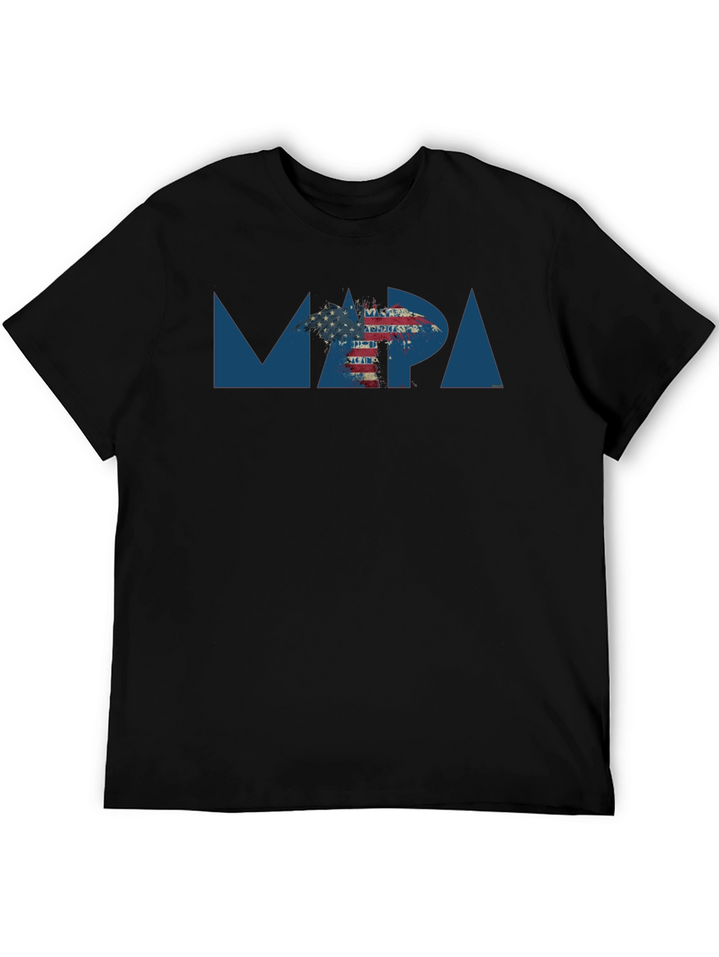 Patriotic Eagle Graphic T-Shirt