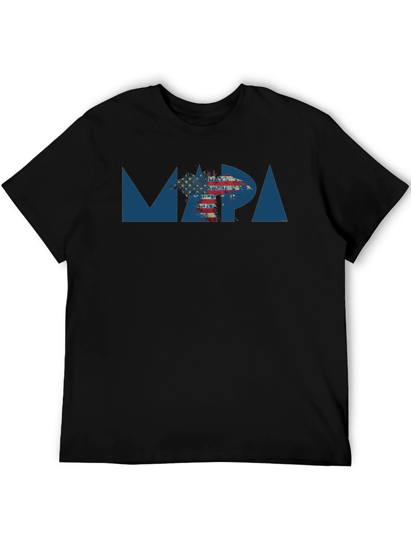 Patriotic Eagle Graphic T-Shirt