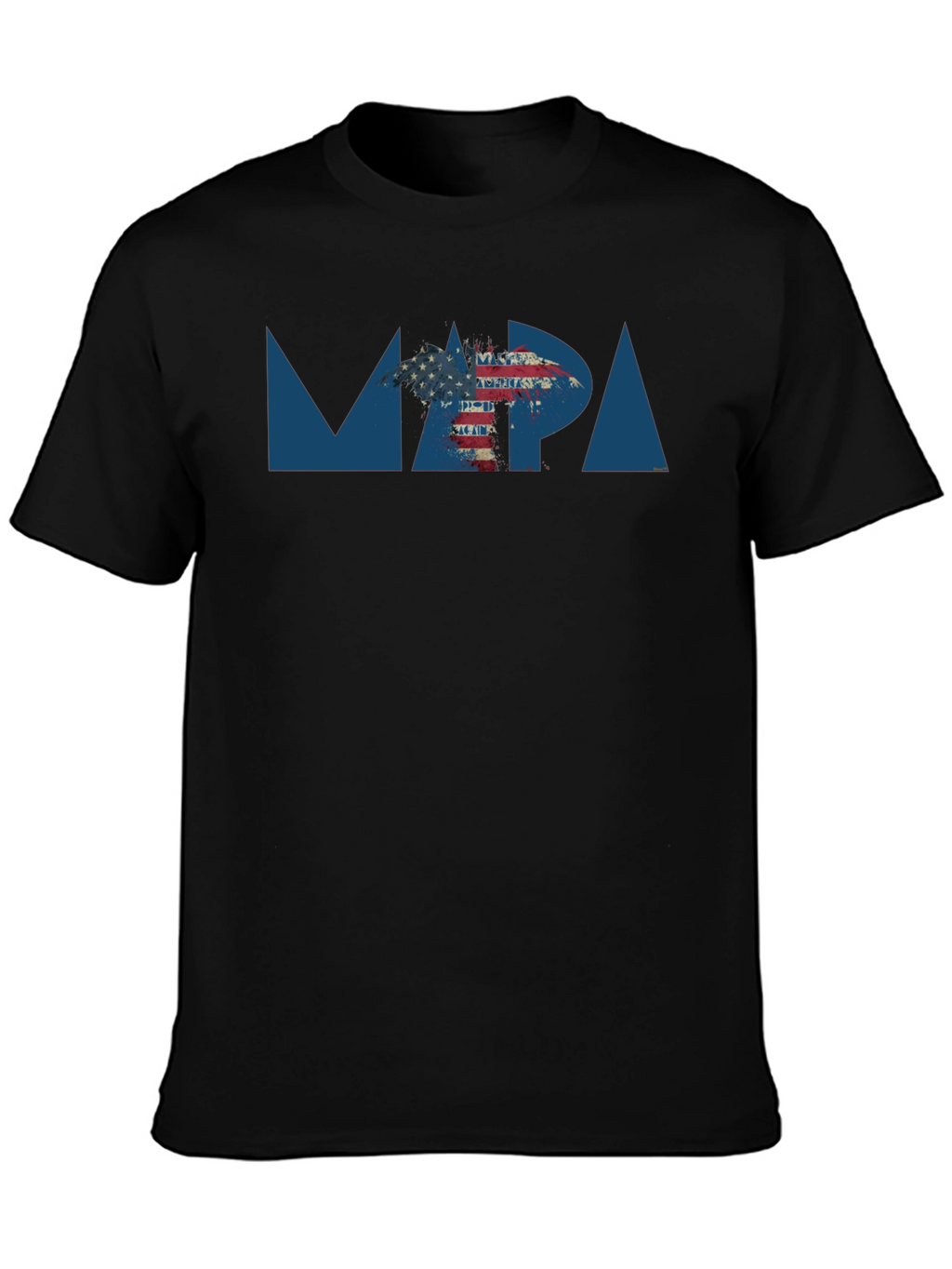 Patriotic Eagle Graphic T-Shirt