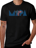 Patriotic Eagle Graphic T-Shirt