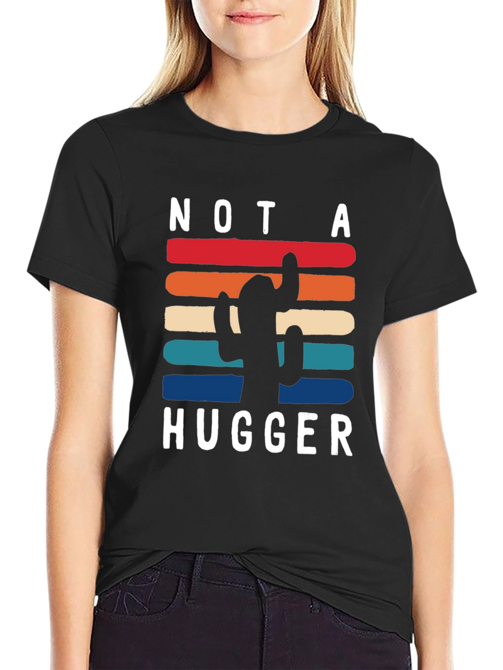 Not a Hugger Cactus Graphic Tee