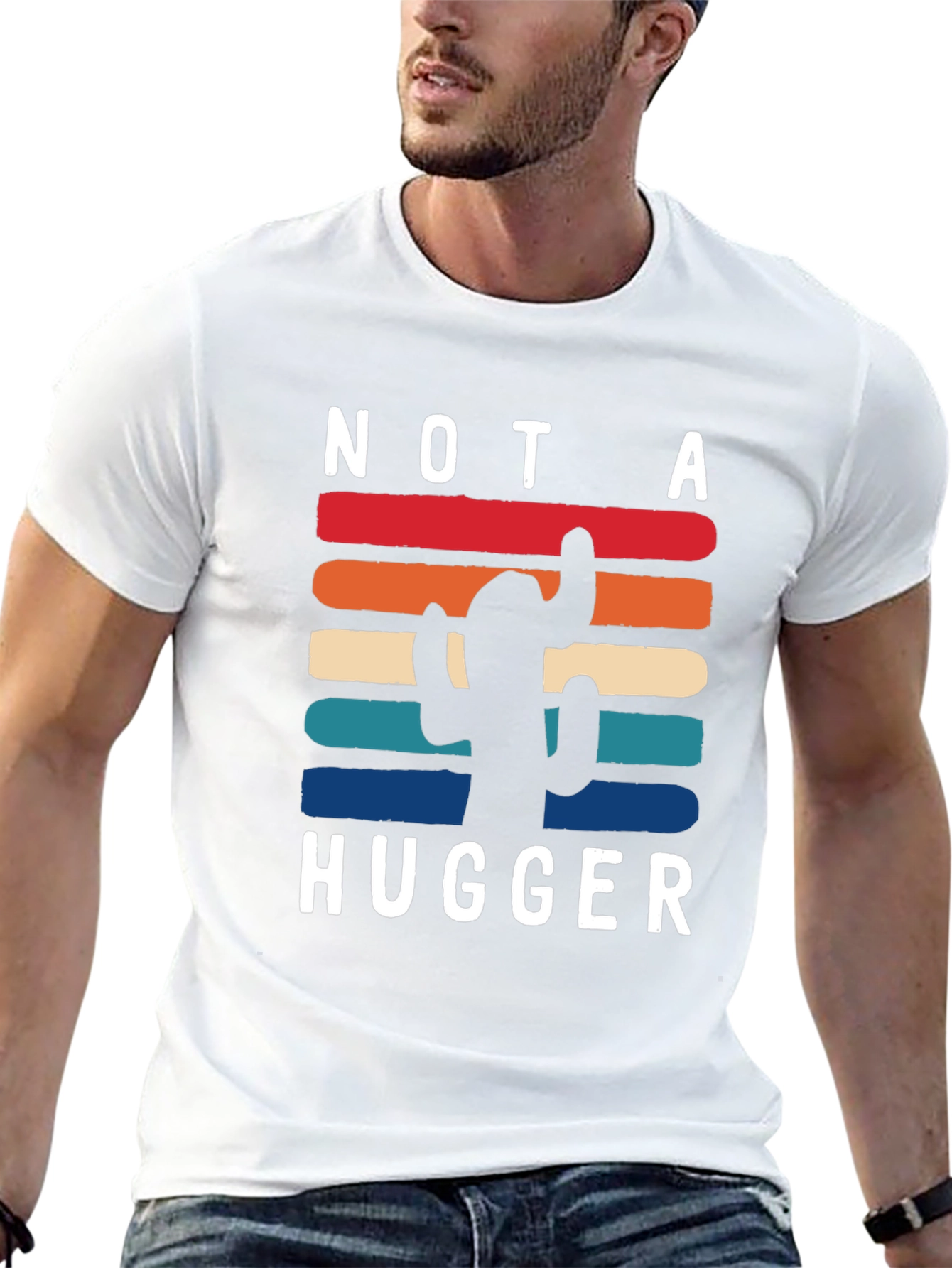 Not a Hugger Cactus Graphic Tee