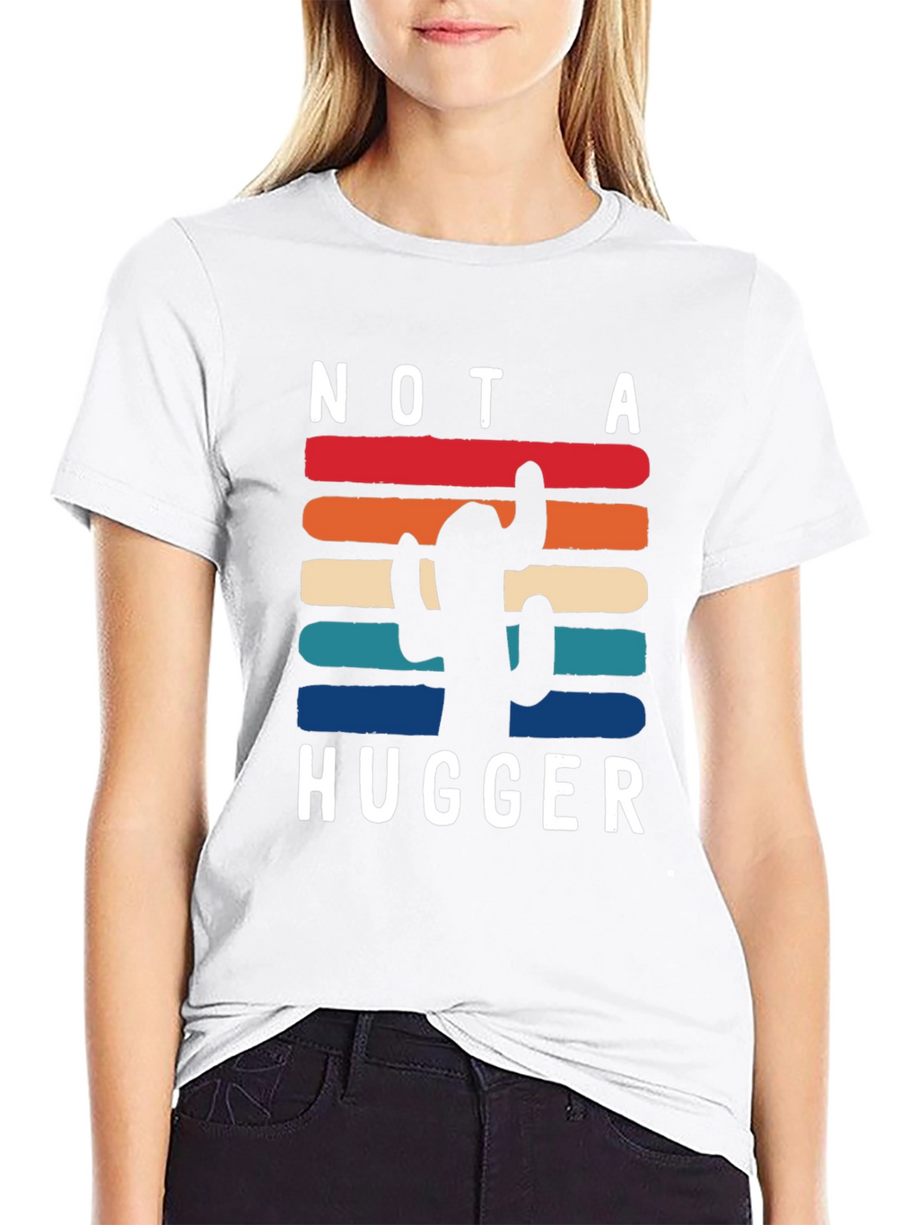 Not a Hugger Cactus Graphic Tee