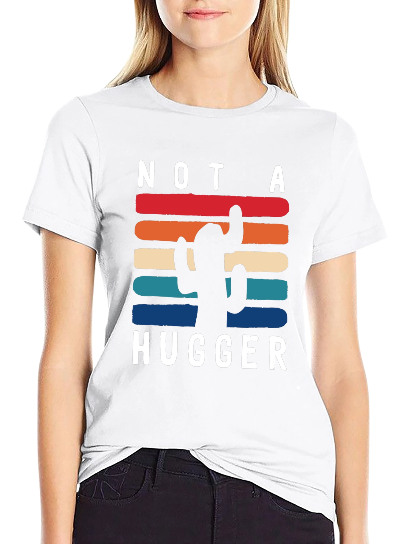 Not a Hugger Cactus Graphic Tee