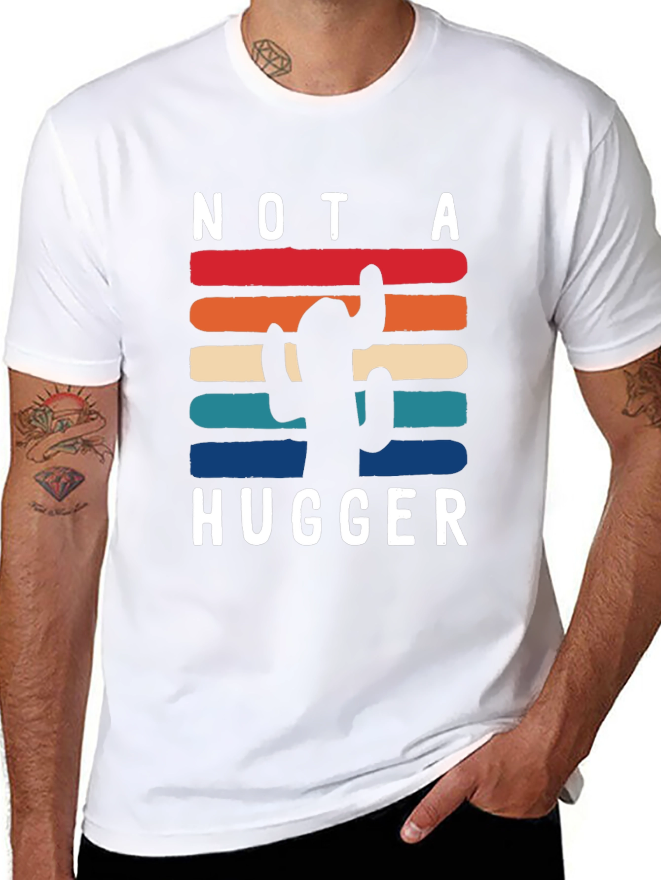 Not a Hugger Cactus Graphic Tee