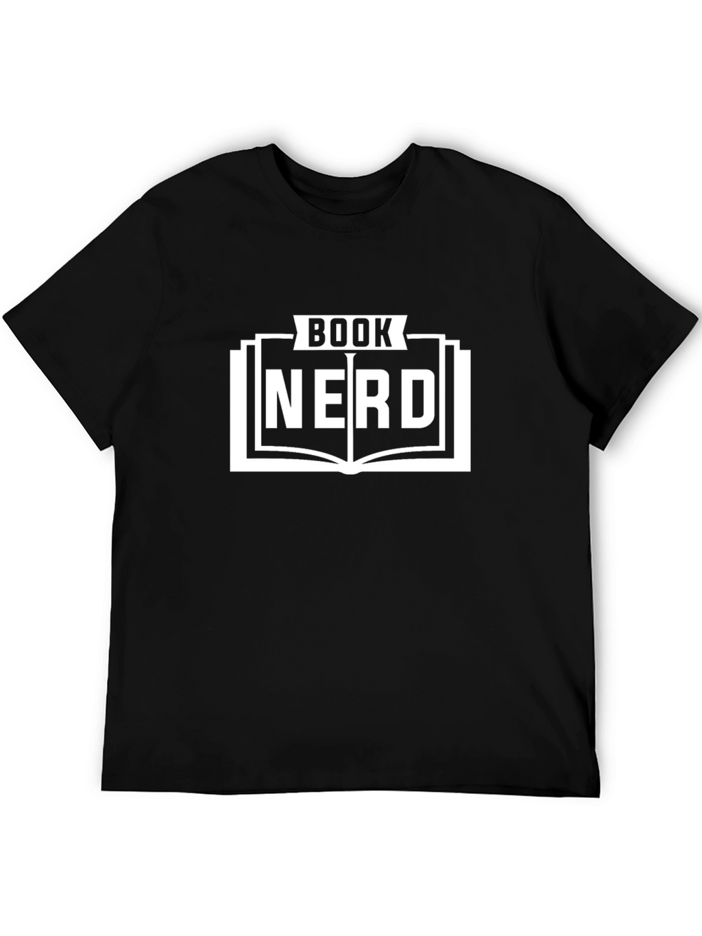 Book Nerd Graphic Tee - Black T-Shirt