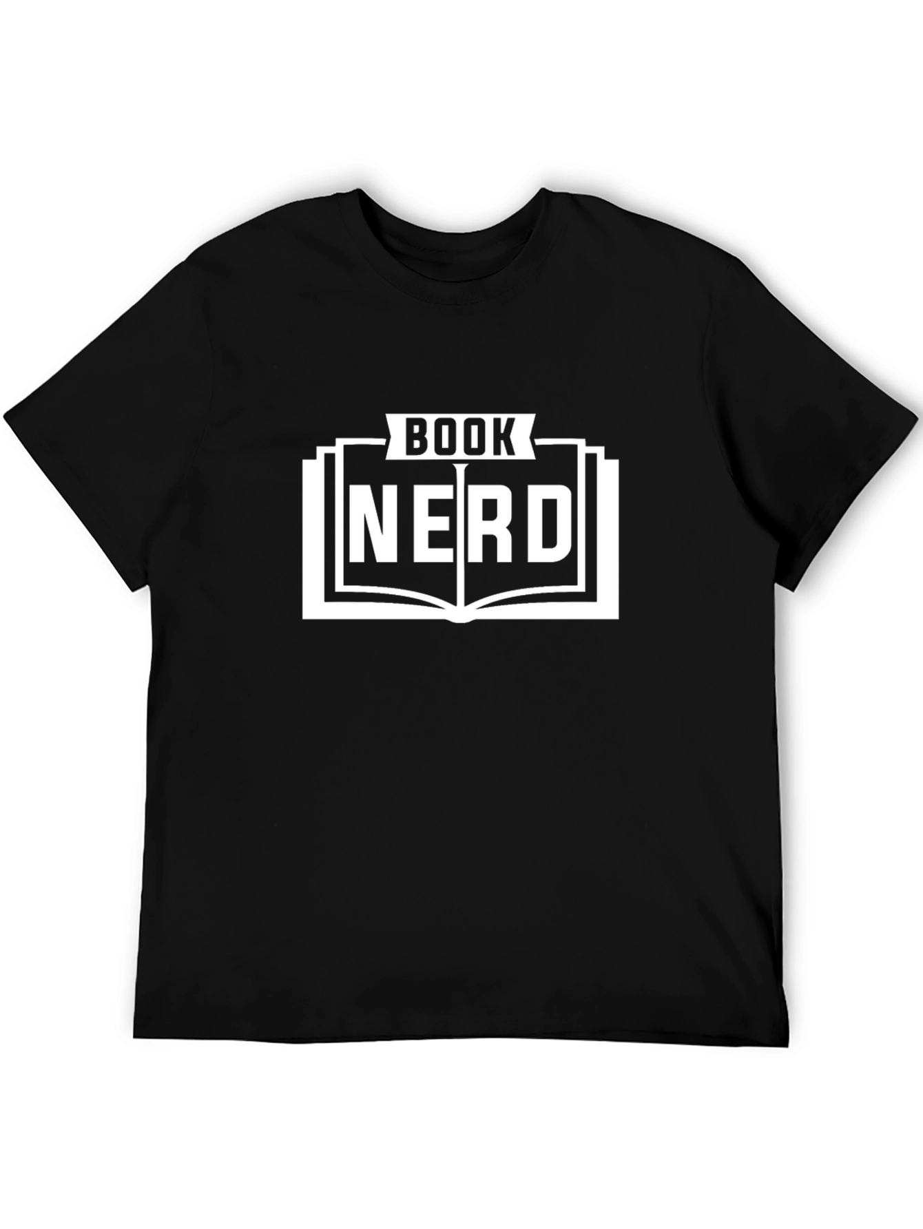 Book Nerd Graphic Tee - Black T-Shirt