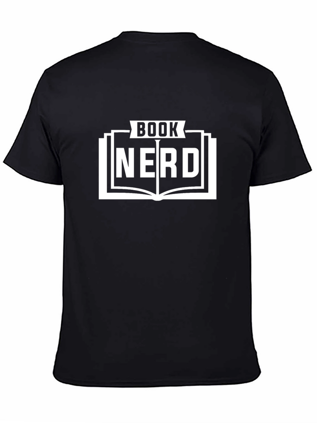 Book Nerd Graphic Tee - Black T-Shirt