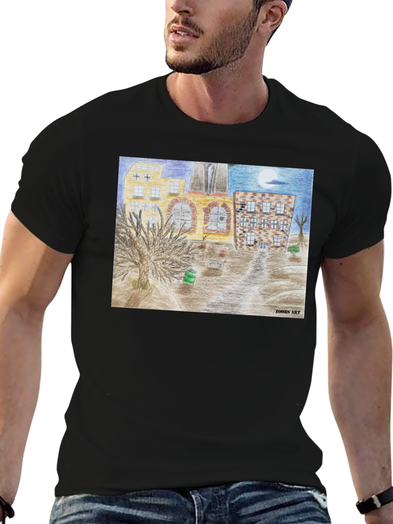 Artistic Cityscape Tee