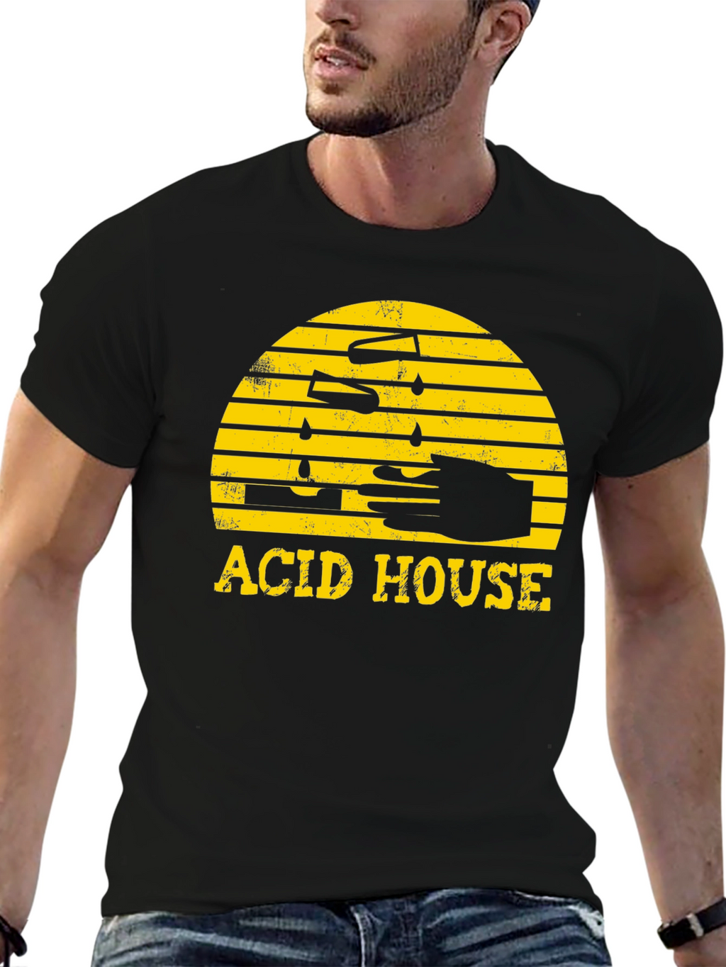 Acid House Black T-Shirt