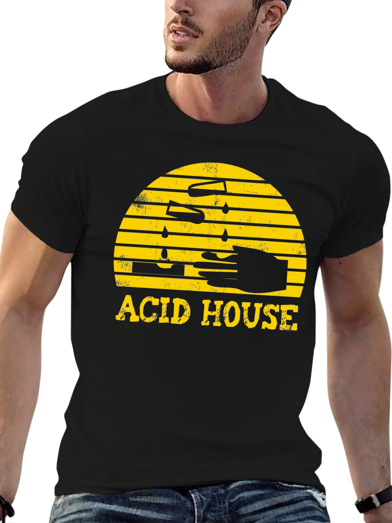 Acid House Black T-Shirt