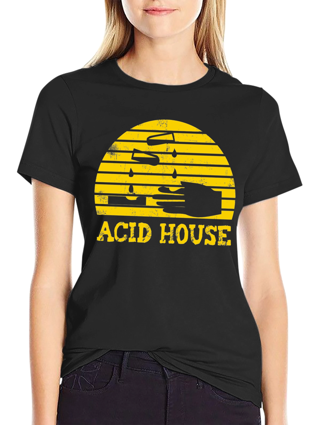 Acid House Black T-Shirt