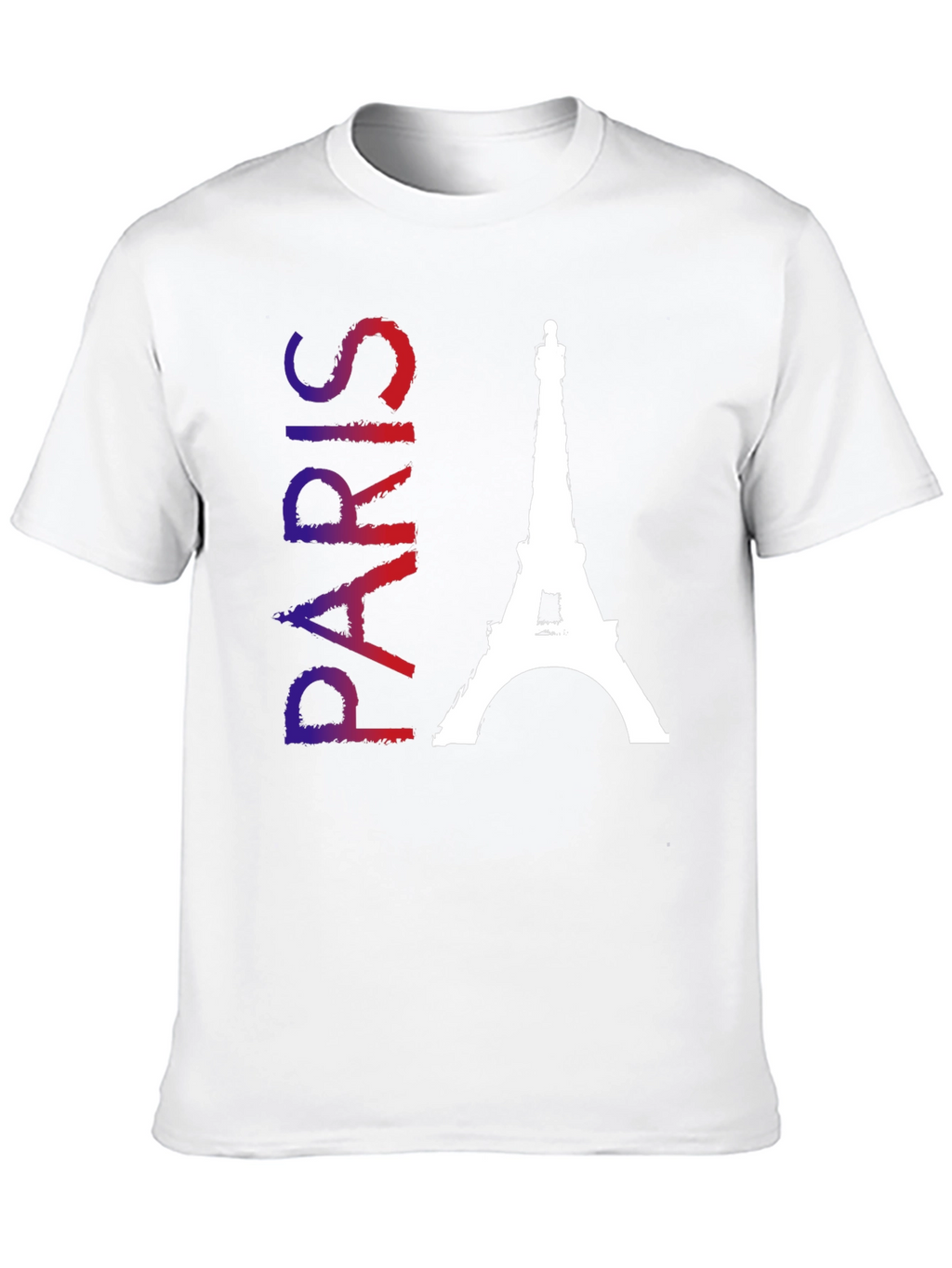 Paris Eiffel Tower Black T-Shirt