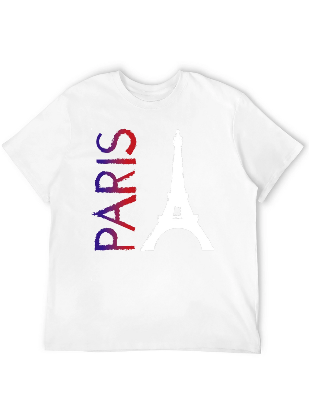Paris Eiffel Tower Black T-Shirt