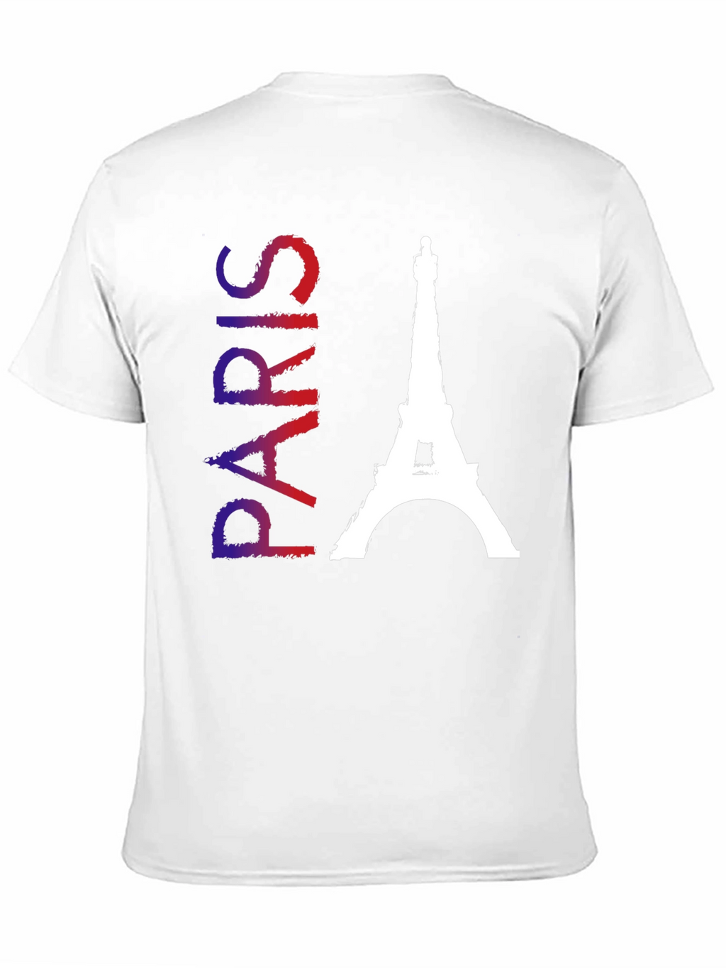 Paris Eiffel Tower Black T-Shirt