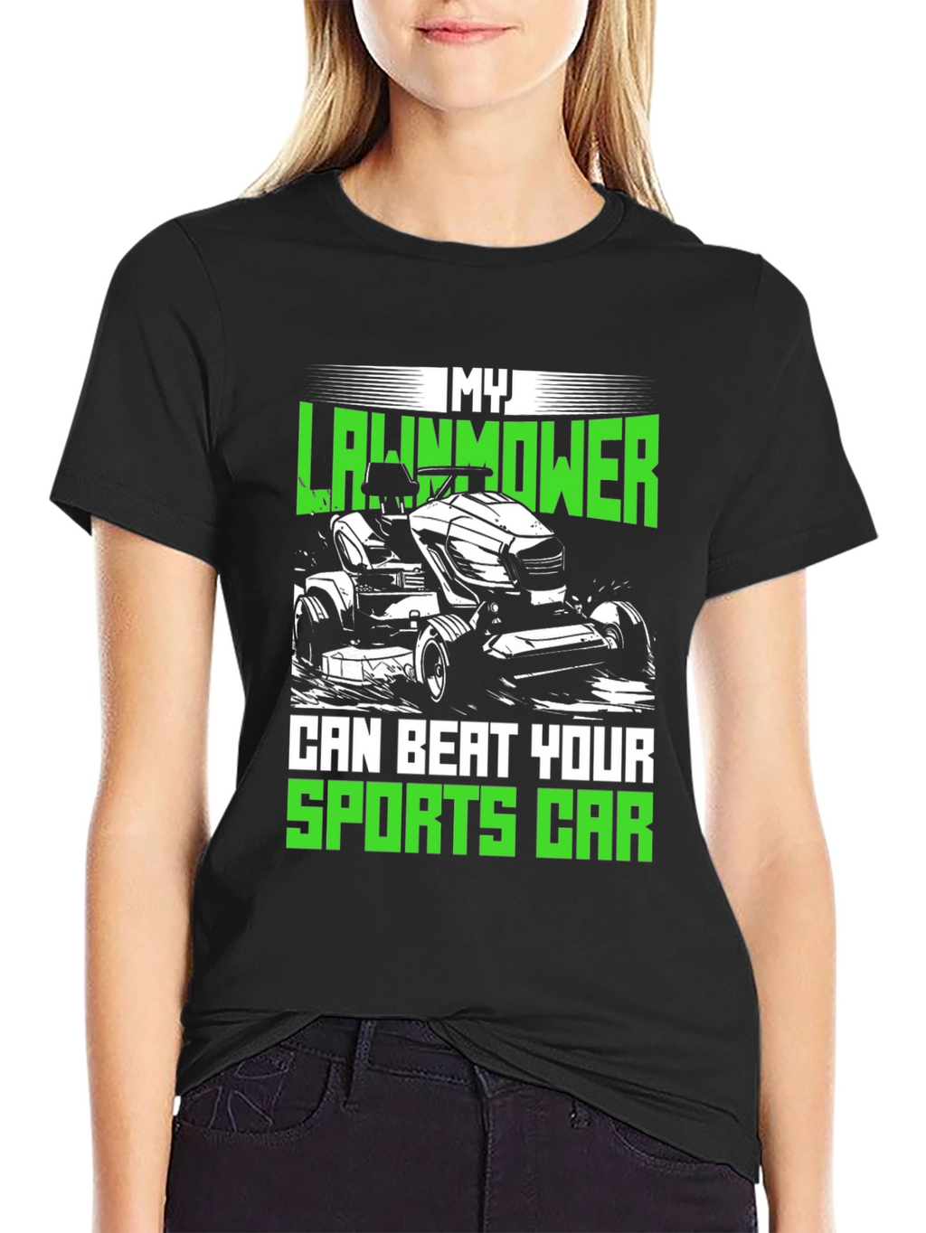 My Lawnmower Can Beat Your Sports Car T-Shirt