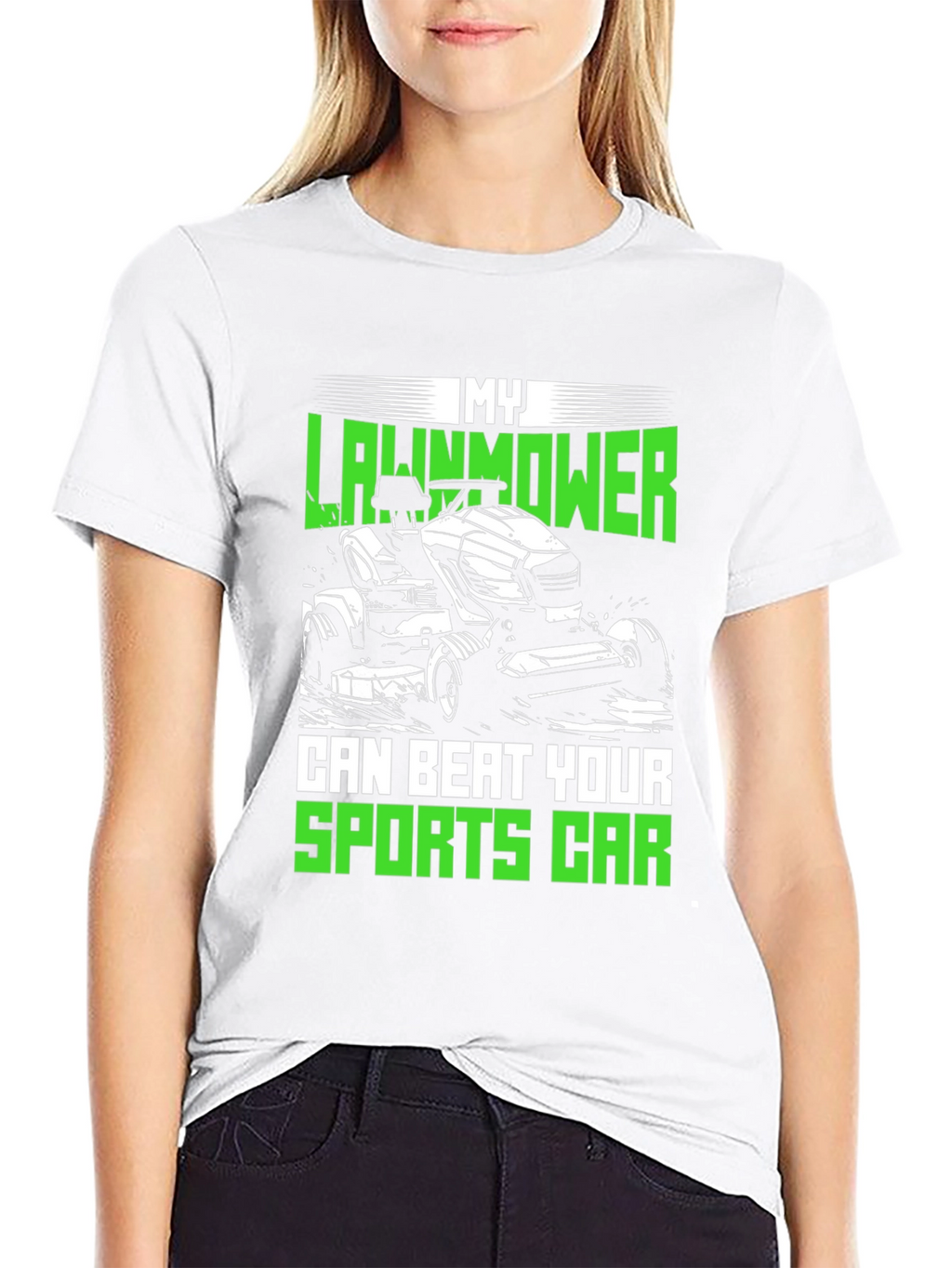 My Lawnmower Can Beat Your Sports Car T-Shirt