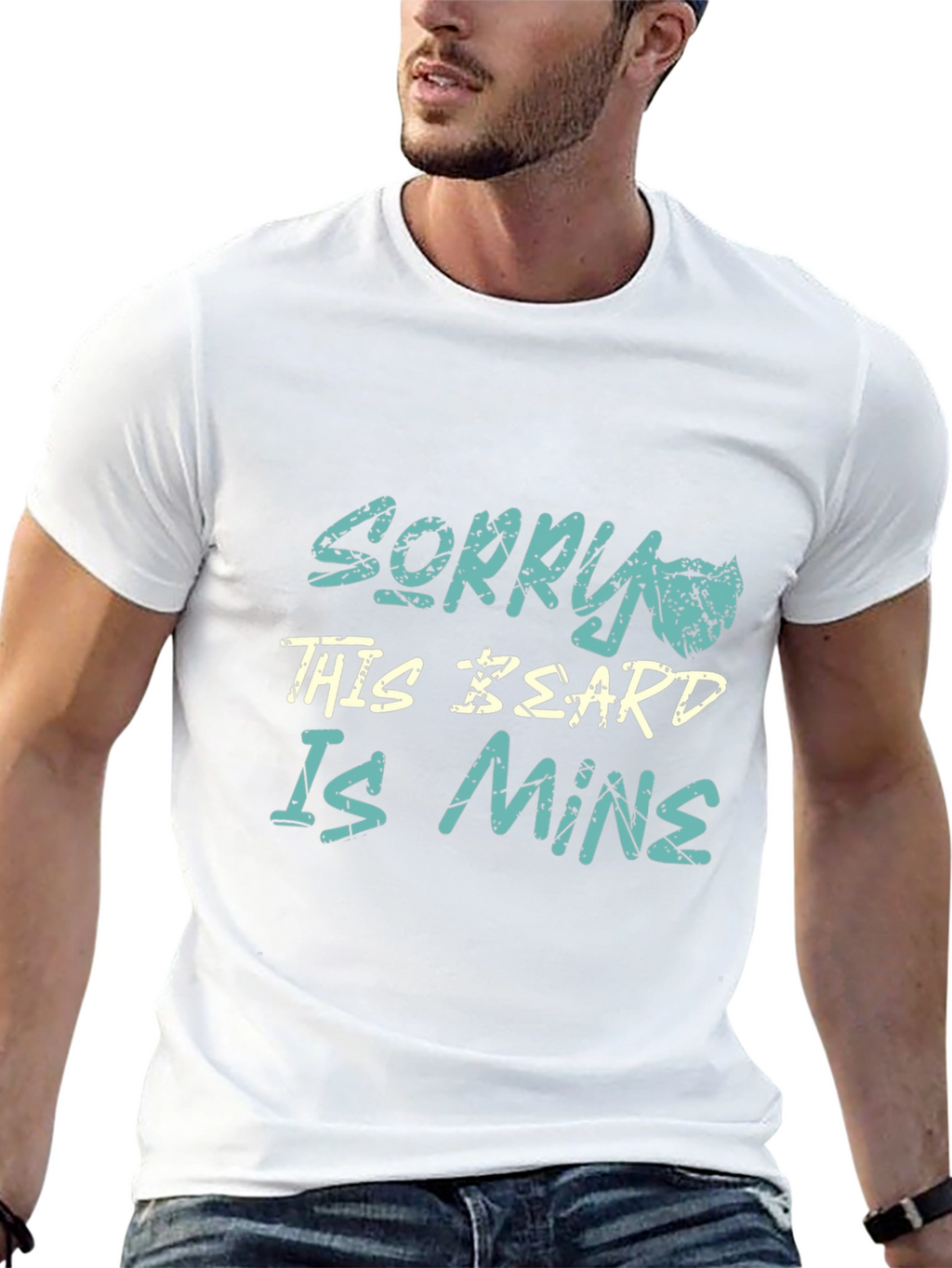 Sorry This Beard Is Mine - Graphic T-Shirt