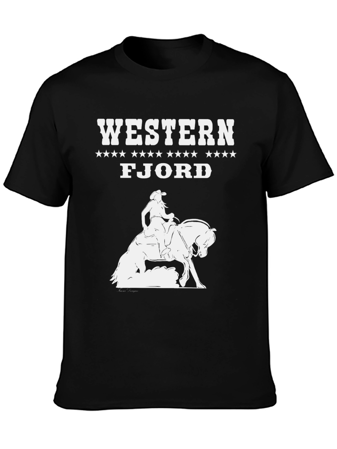 Western Fjord T-Shirt Horseback Riding