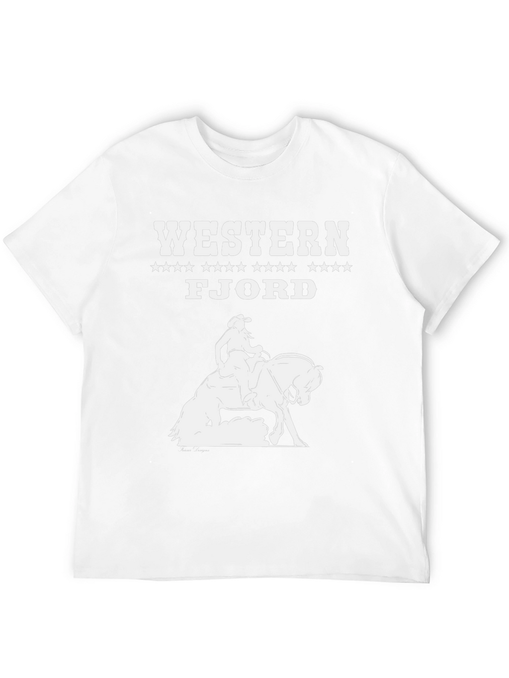 Western Fjord T-Shirt Horseback Riding