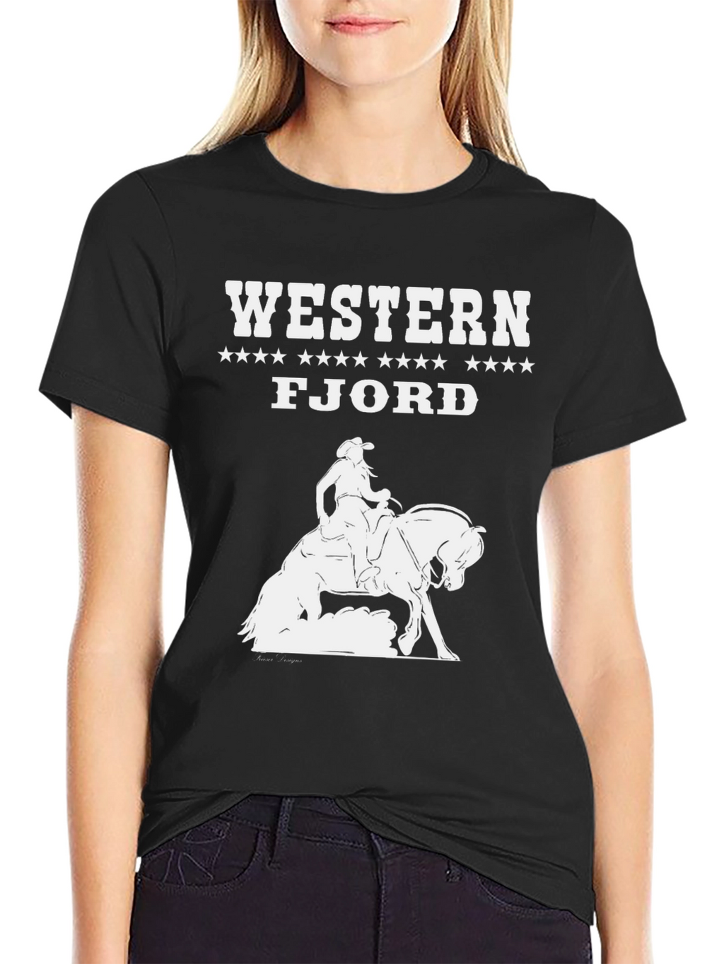 Western Fjord T-Shirt Horseback Riding