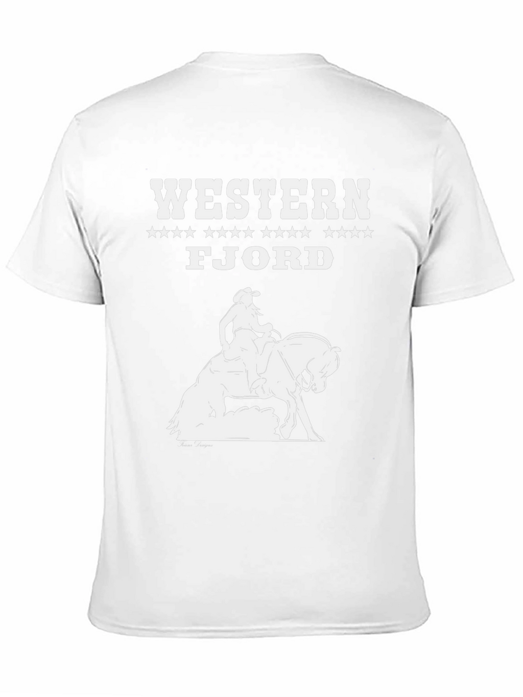 Western Fjord T-Shirt Horseback Riding