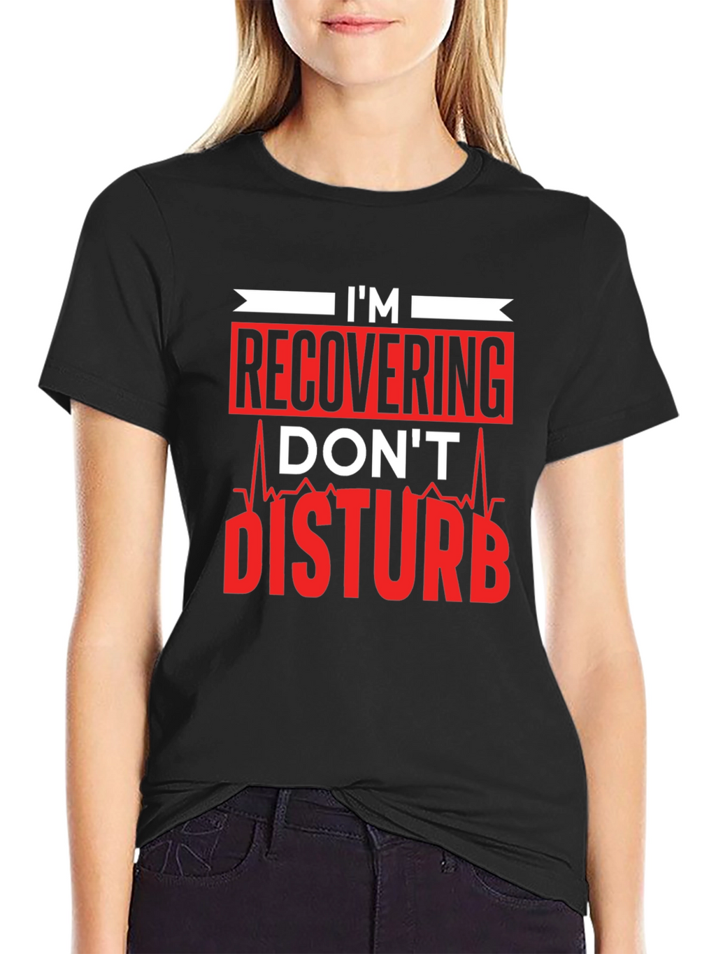 Recovering Dont Disturb Graphic T-Shirt