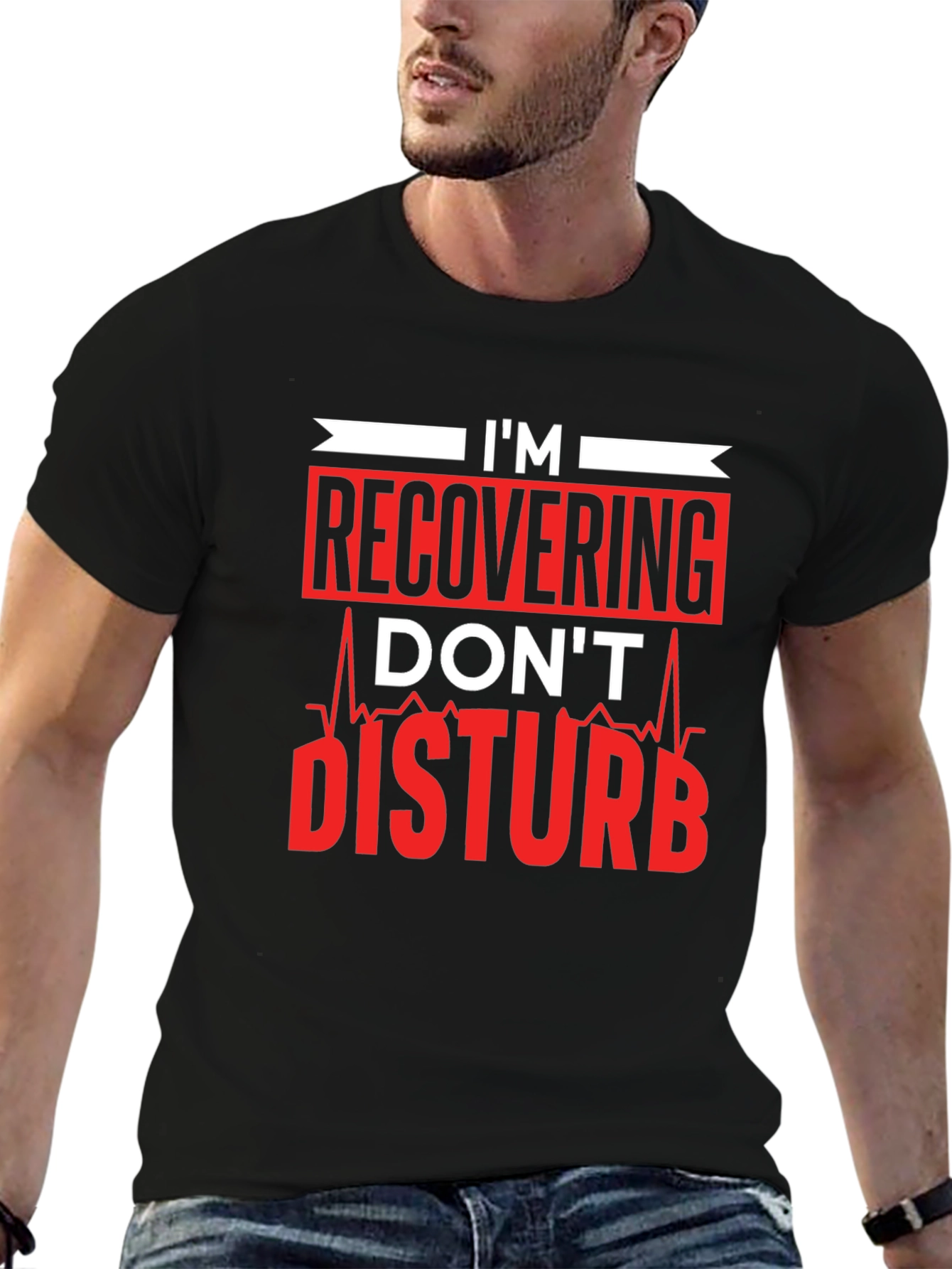 Recovering Dont Disturb Graphic T-Shirt