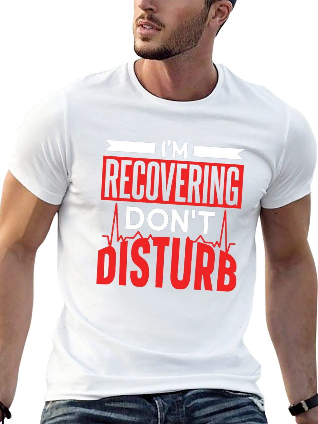 Recovering Dont Disturb Graphic T-Shirt