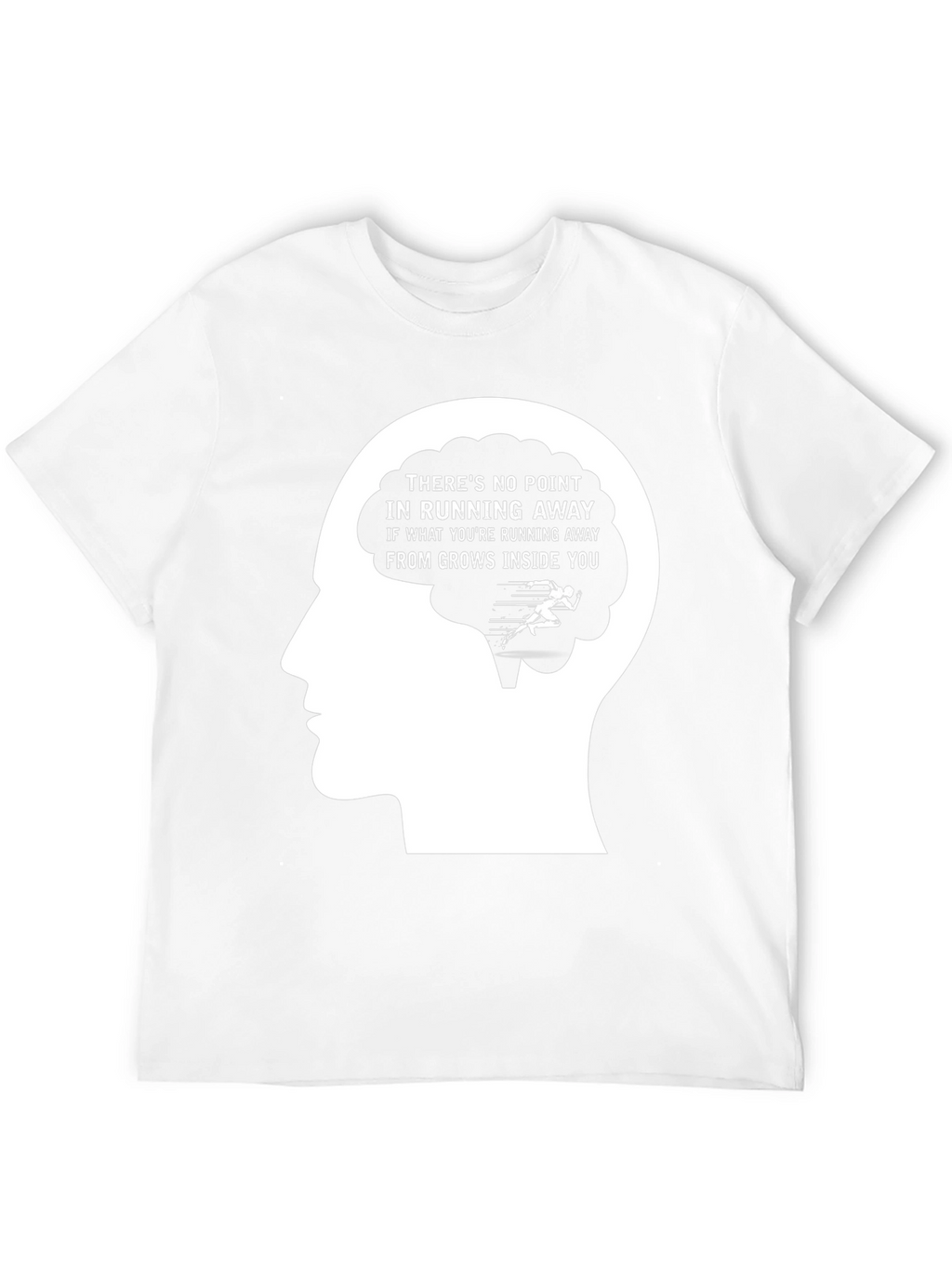 Motivational Running T-Shirt - Brain Design