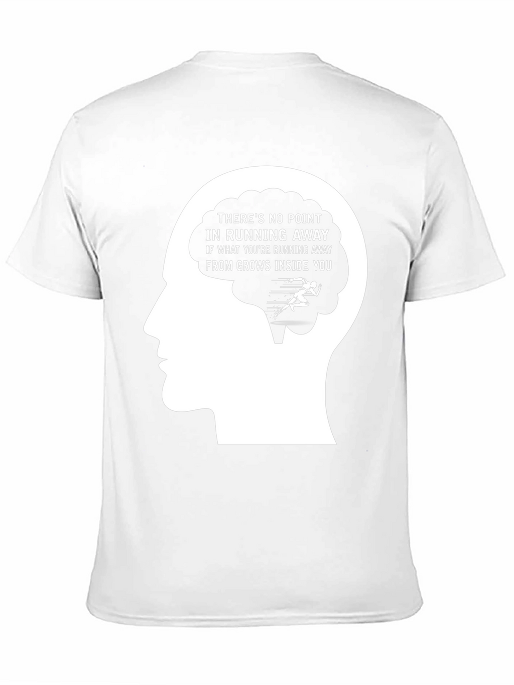 Motivational Running T-Shirt - Brain Design