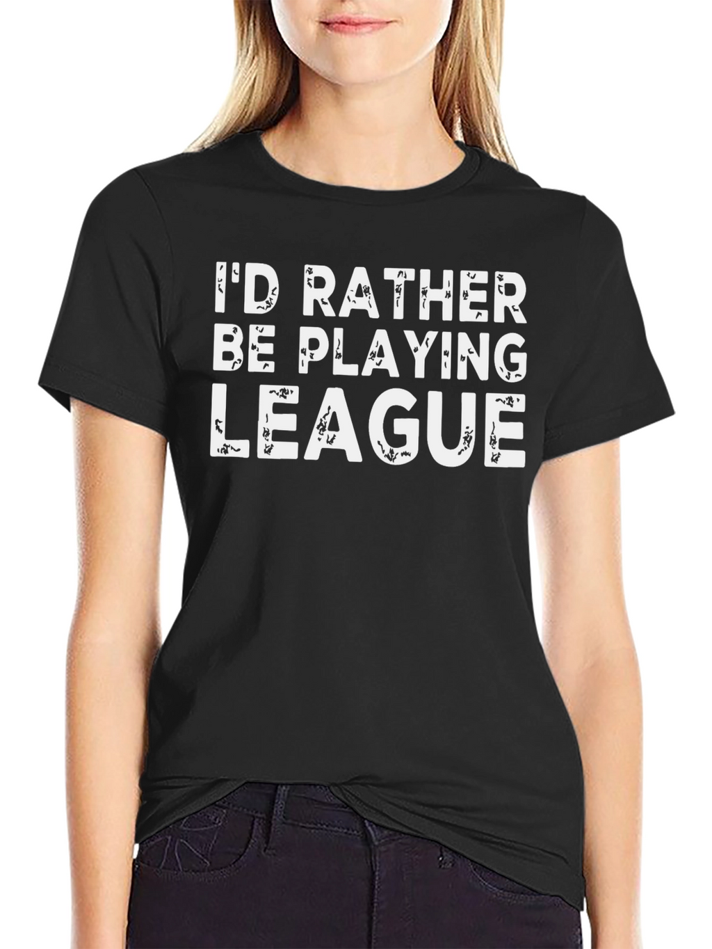 Id Rather Be Playing League T-Shirt - Gamer Tee