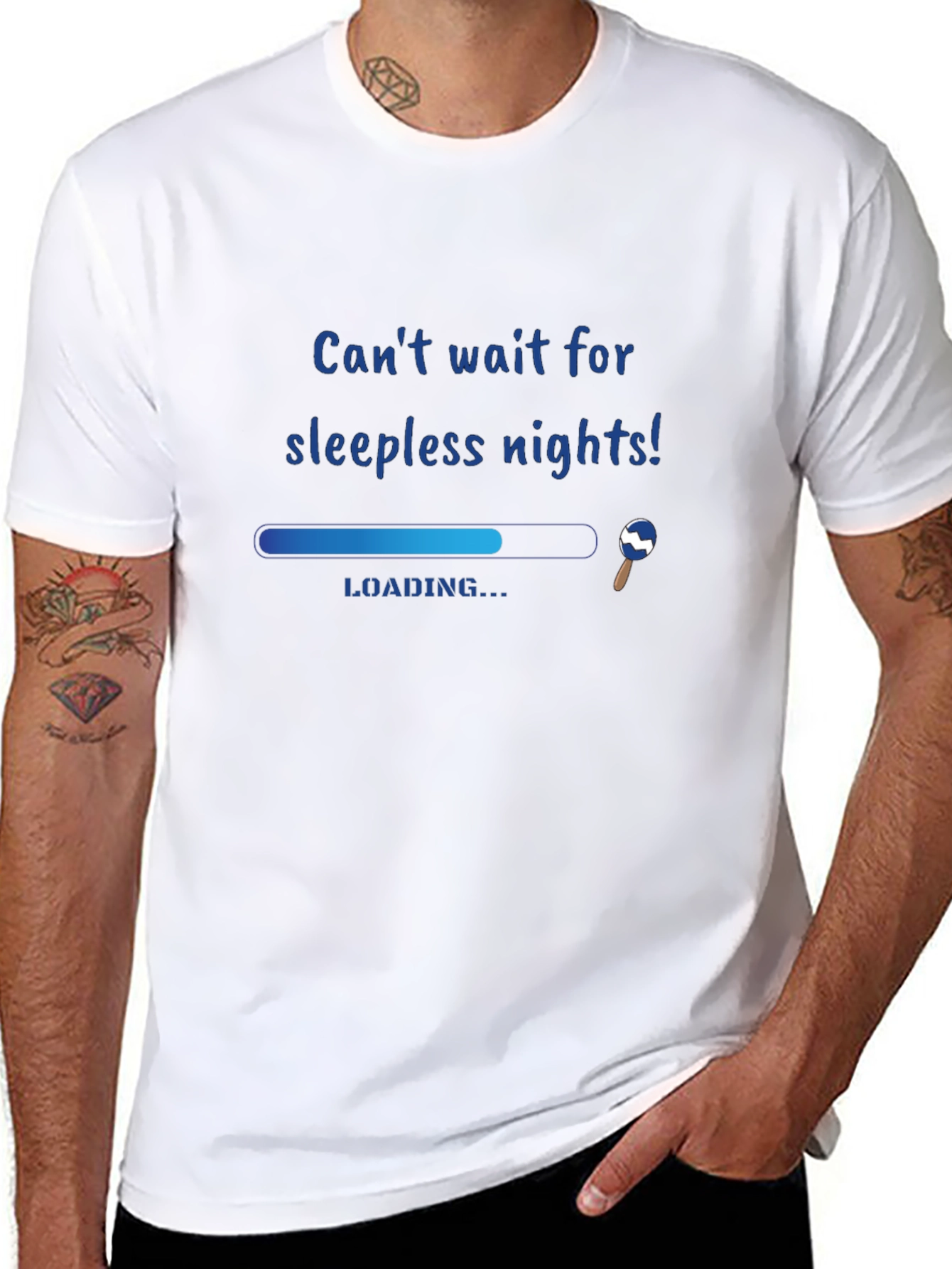 Sleepless Nights Loading Graphic Tee